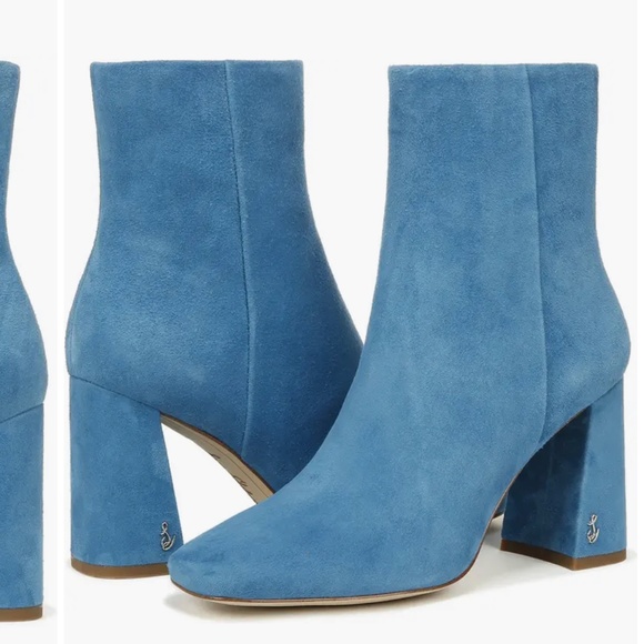 New🔹Blue Sam Edelman Codie Square Toe Bootie (Women) - Picture 5 of 5